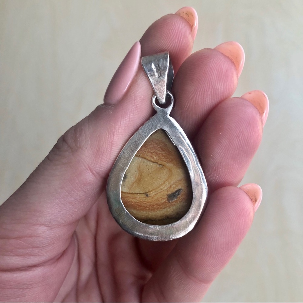 Handmade Jasper Pendant - Picture 6 of 6